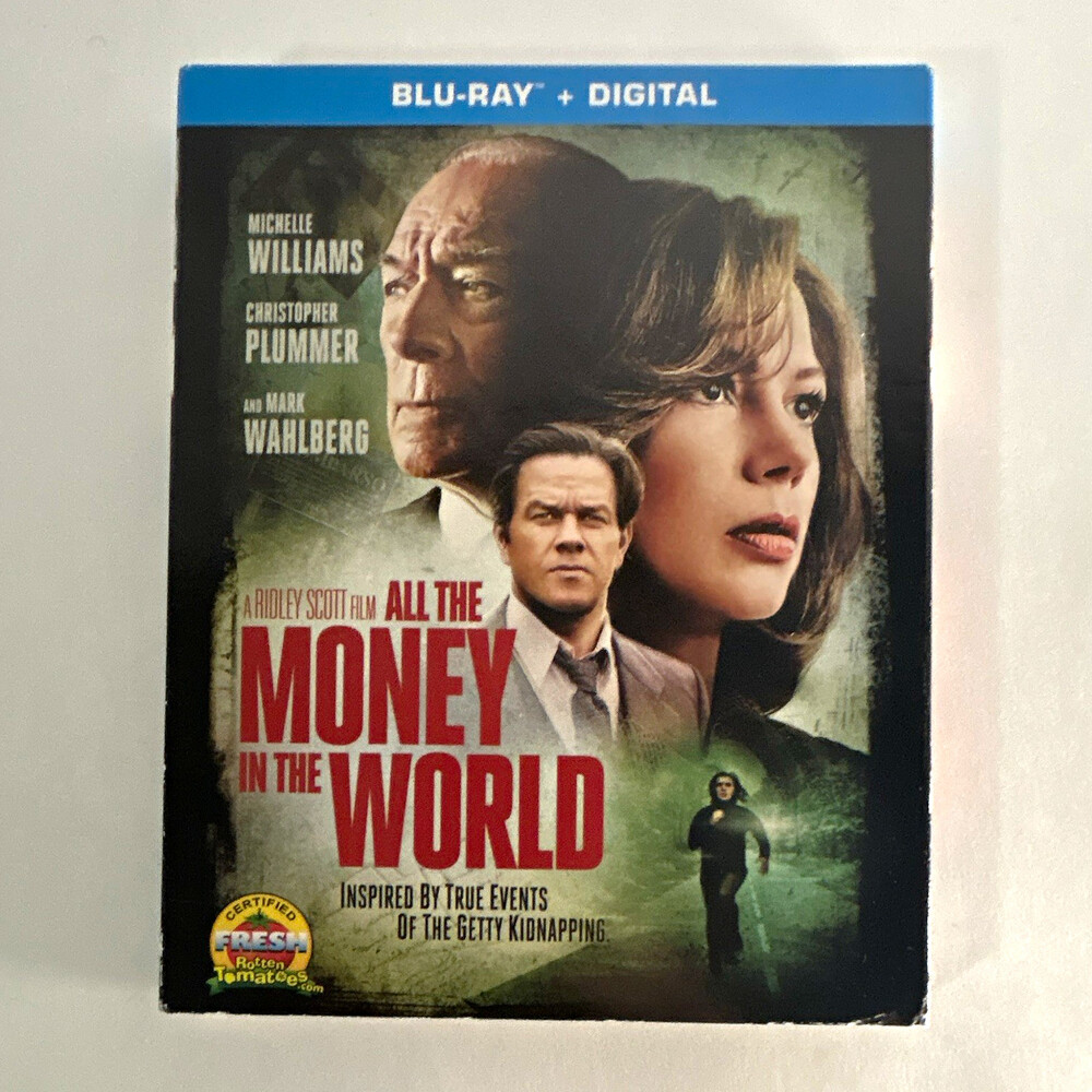 Sony All the Money in the World Blu-ray + Digital R Thriller Scott Wahlberg